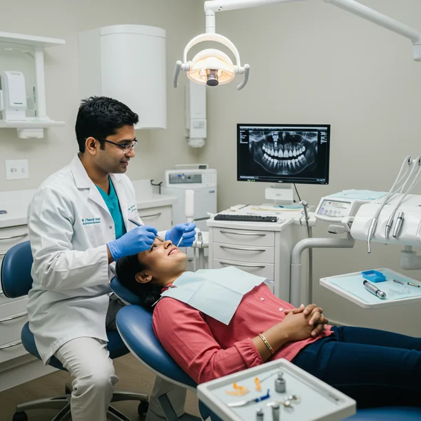Dental implantologist