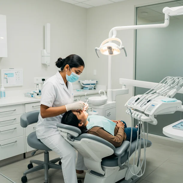 Deep teeth cleaning